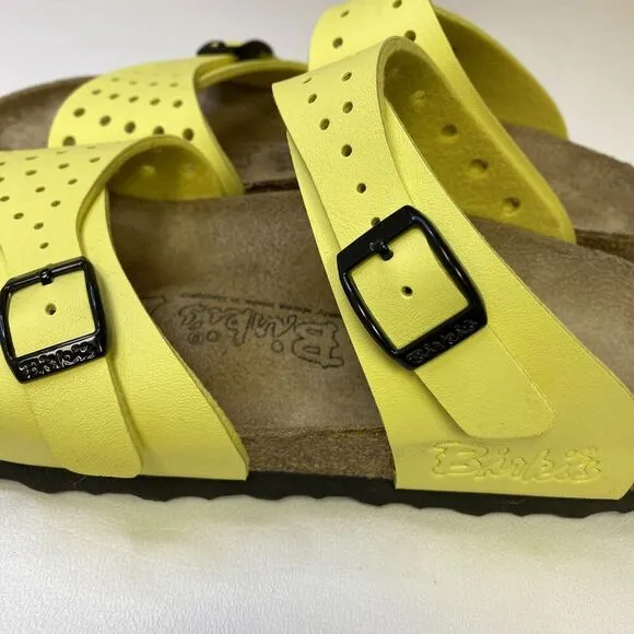 Birkenstock Birki’s Freeport 2 Strap Adjustable Sandals Yellow US 5-5.5 EU 36