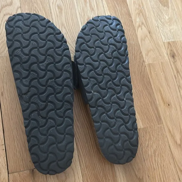 Birkenstock Black Madrid Big Buckle sandals