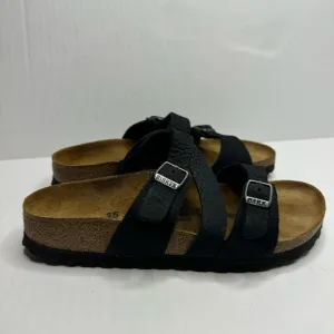 Birkenstock Black Salina‎ Birko-Flor Sandals