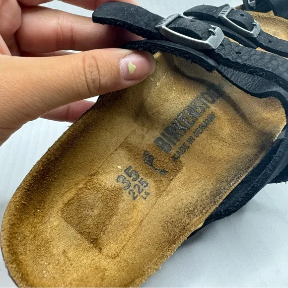 Birkenstock Black Salina‎ Birko-Flor Sandals