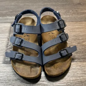Birkenstock blue navy Strappy Sandals woman’s size 38 (b77)