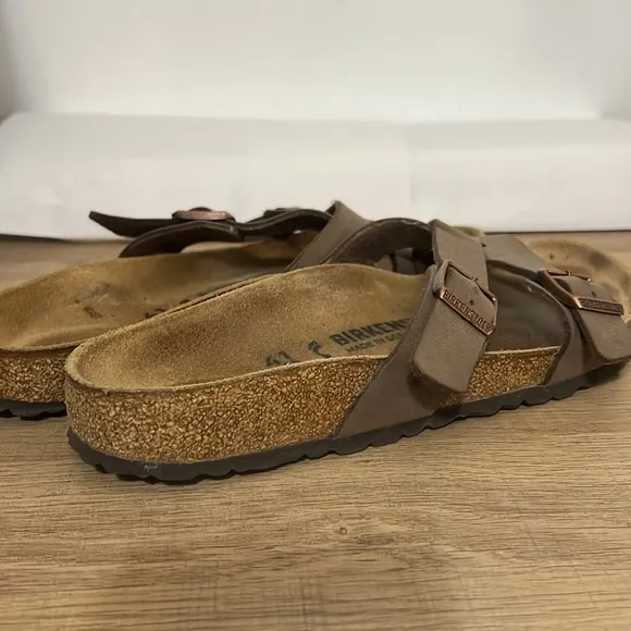 Birkenstock Brown Double Strap Sandals sz L 10