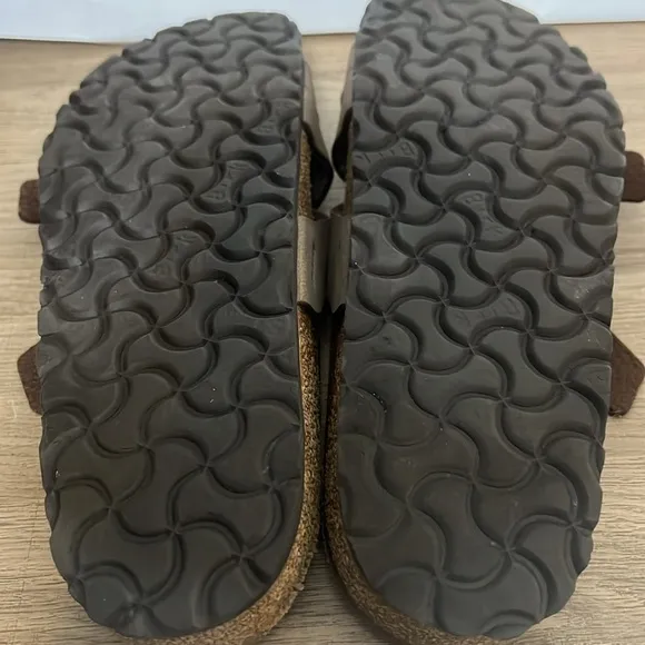 Birkenstock Brown Double Strap Sandals sz L 10
