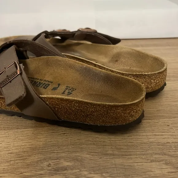 Birkenstock Brown Double Strap Sandals sz L 10