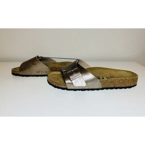 Birkenstock Catalina Birko-Flor Graceful Taupe Sandals EU 41 US W10/M8 NARROW