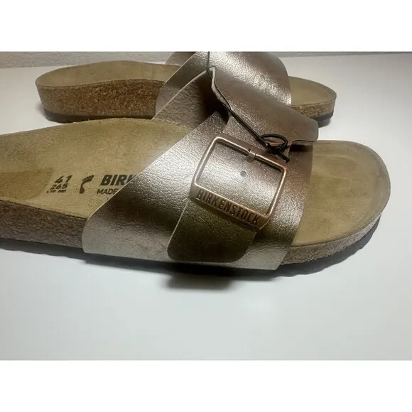 Birkenstock Catalina Birko-Flor Graceful Taupe Sandals EU 41 US W10/M8 NARROW
