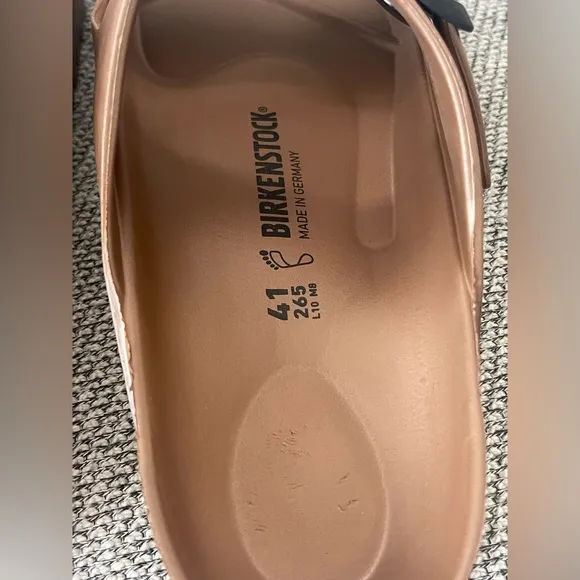 Birkenstock Copper Metallic Sandals with Adjustable Straps- NWOT. M8/L10