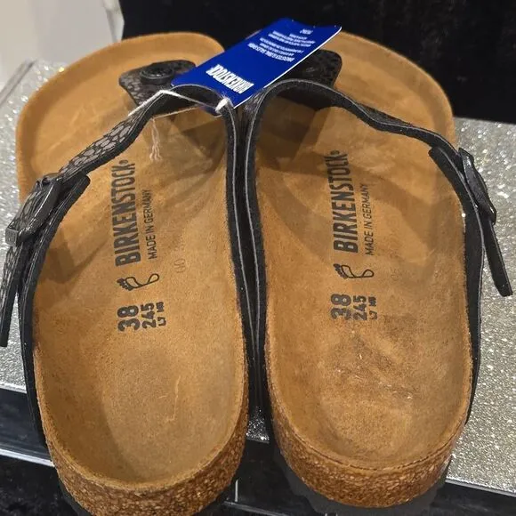 Birkenstock Gizeh Birko-Flor- Metallic Stones