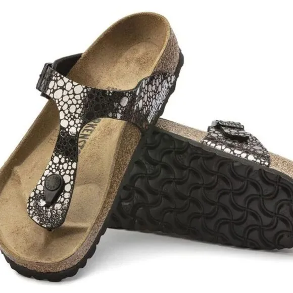 Birkenstock Gizeh Birko-Flor- Metallic Stones