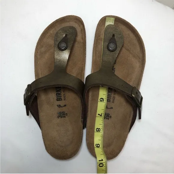 BIRKENSTOCK Gizeh Birko-Flor Women’s Adjustable Tong Sandals 36= 5 - 5.5