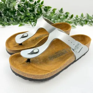 Birkenstock Gizeh Sandals Silver