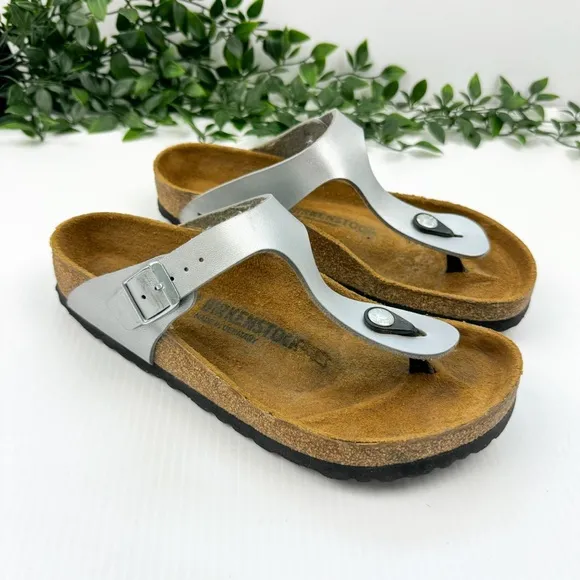 Birkenstock Gizeh Sandals Silver