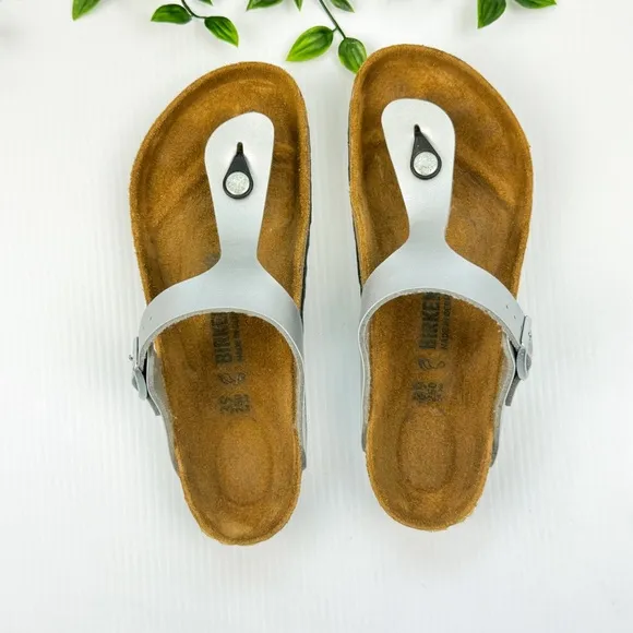 Birkenstock Gizeh Sandals Silver
