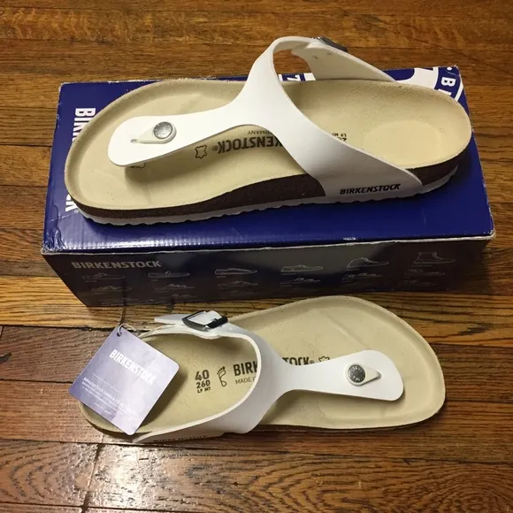 Birkenstock Gizeh Sandals - White