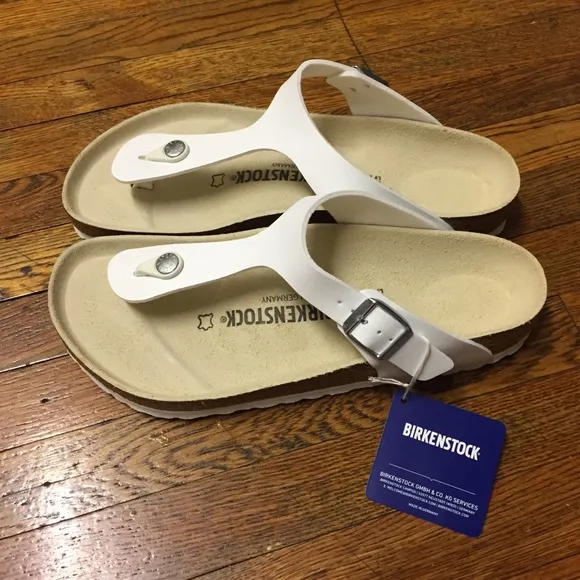 Birkenstock Gizeh Sandals - White