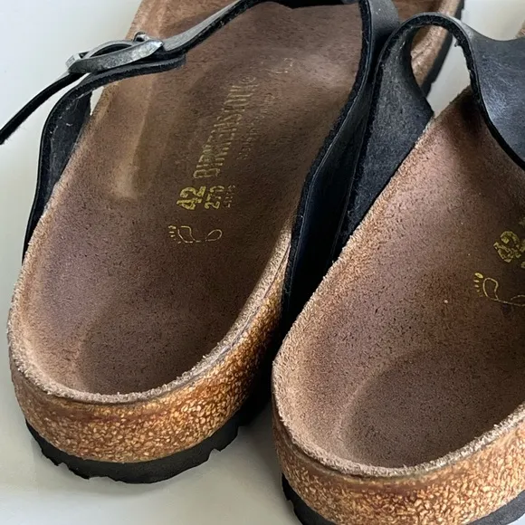 Birkenstock Gizeh Women’s Thong Sandals Black Size 42 / 11 Regular Width