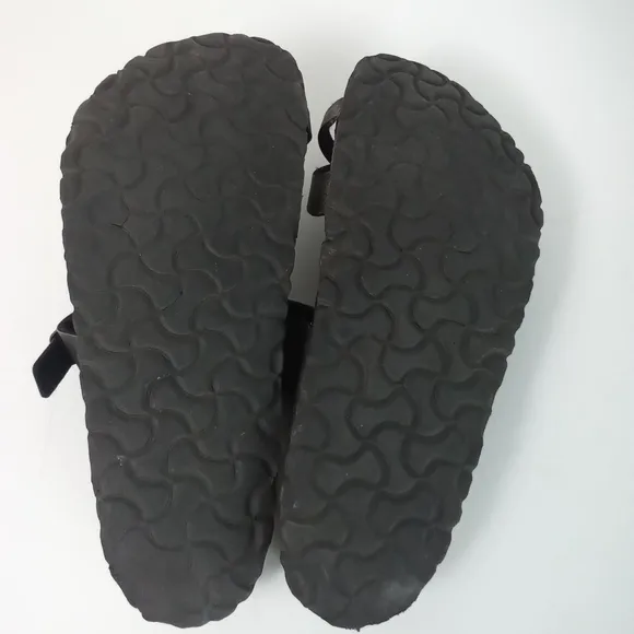 Birkenstock Mayari Black Sandals Vegan Leather Size EU 39 US W8