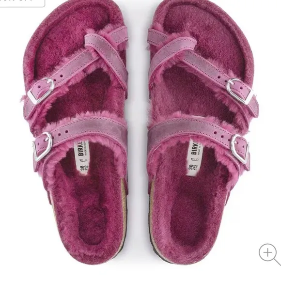 Birkenstock Mayari Genuine Shearling Sandals