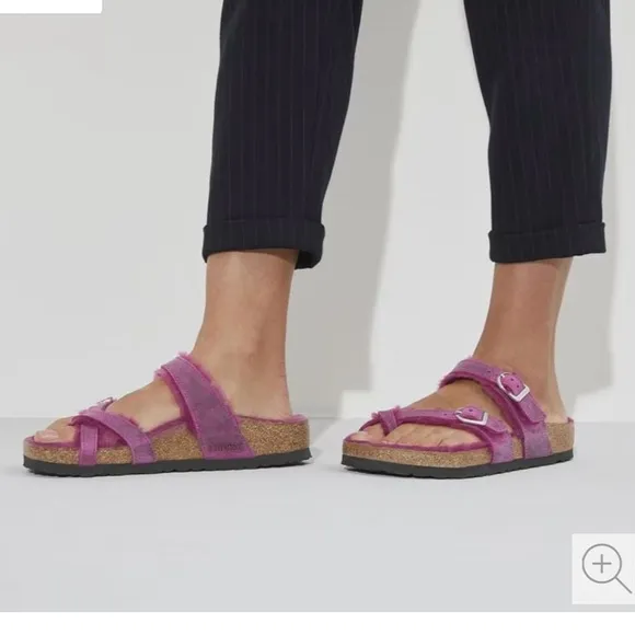 Birkenstock Mayari Genuine Shearling Sandals