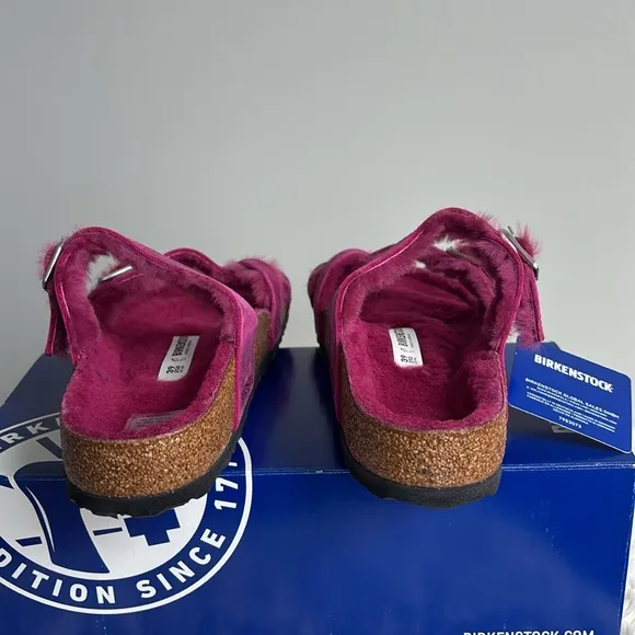 Birkenstock Mayari Genuine Shearling Sandals