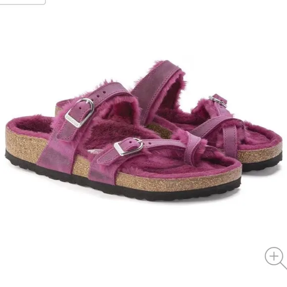 Birkenstock Mayari Genuine Shearling Sandals