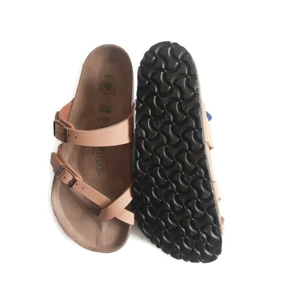 Birkenstock Mayari Sandals Mens 5 - 5.5 Womens 7 - 7.5 EU 38 Pecan Brown
