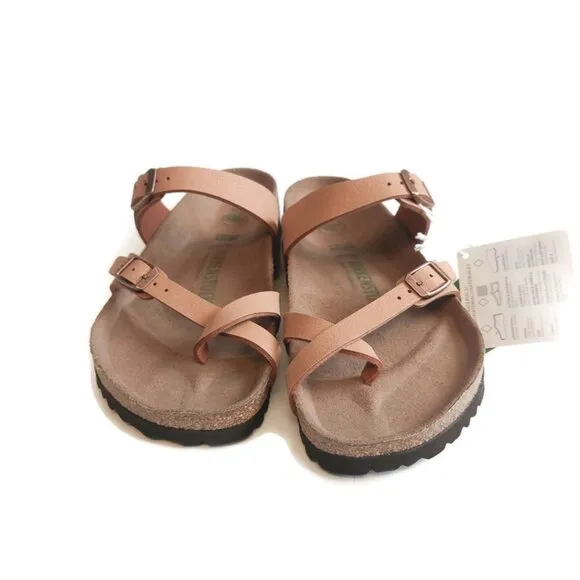 Birkenstock Mayari Sandals Mens 5 - 5.5 Womens 7 - 7.5 EU 38 Pecan Brown