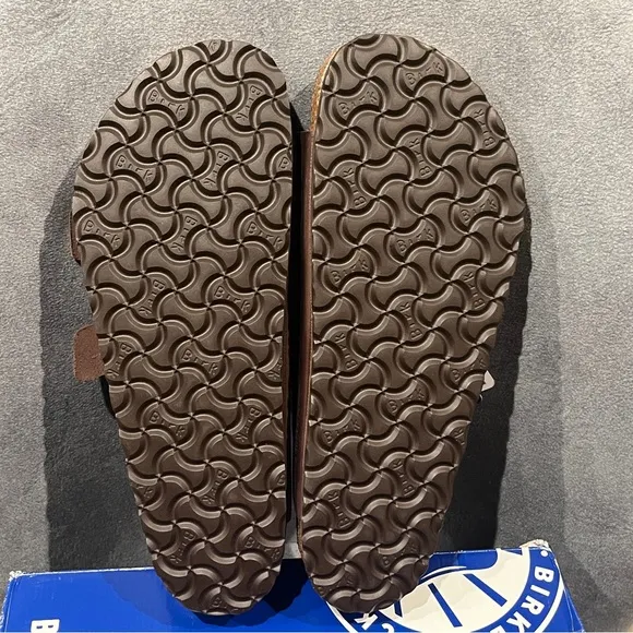 Birkenstock Men’s Arizona Sandals Soft Footbed Habana Oiled Leather Size 10