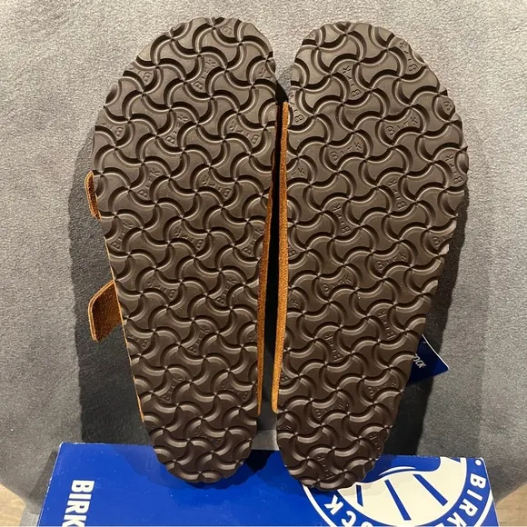 Birkenstock Men’s Arizona Sandals Soft Footbed Suede Leather Mink 10 US MEN