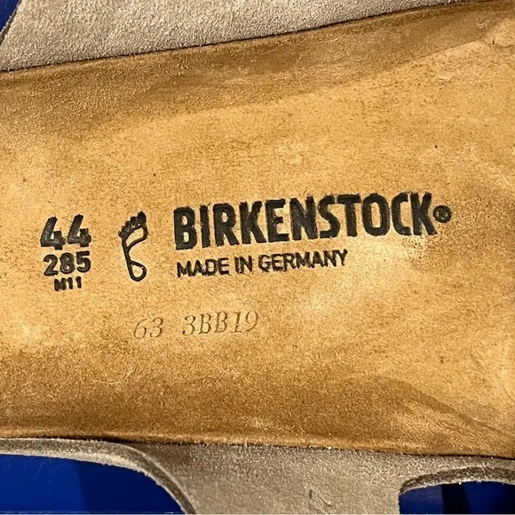 Birkenstock Men’s Arizona Sandals Suede Leather Taupe Size 11 US