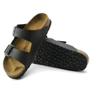Birkenstock Men's Black Arizona Birko Flor Slide Sandals Size 11
