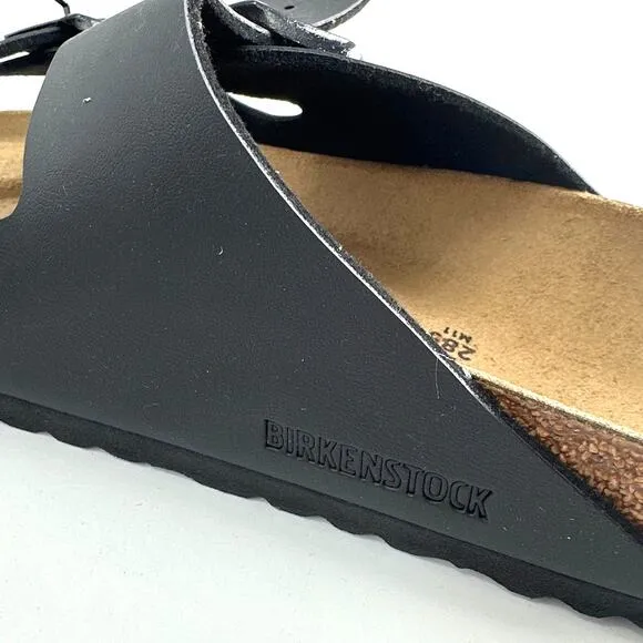 Birkenstock Men's Black Arizona Birko Flor Slide Sandals Size 11