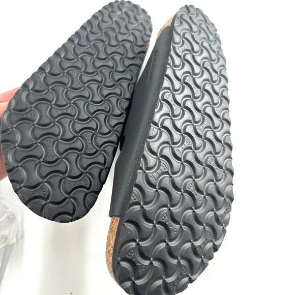 Birkenstock Men's Black Arizona Birko Flor Slide Sandals Size 11