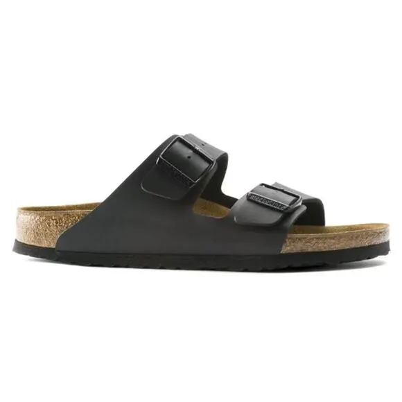 Birkenstock Men's Black Arizona Birko Flor Slide Sandals Size 11