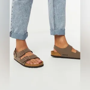🤎BIRKENSTOCK MILANO BS MOCHA SANDALS 37 6-6.5 NARROW FIT