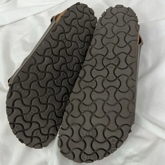 Birkenstock Milano Dark Brown Leather Sandals Size 41 Men’s 8