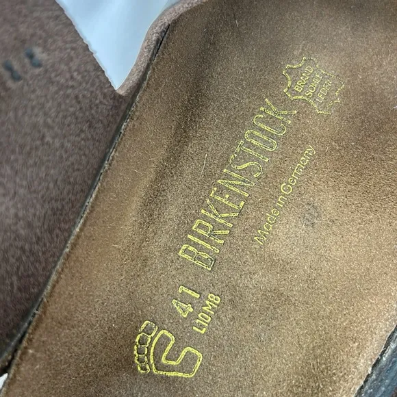 Birkenstock Milano Dark Brown Leather Sandals Size 41 Men’s 8