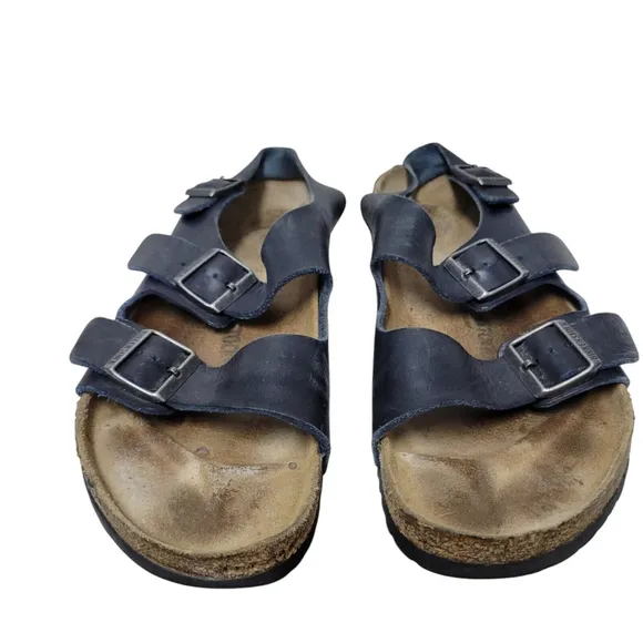 Birkenstock Milano Navy Strap Sandals Size 46 Women's. Pre-owned Condition