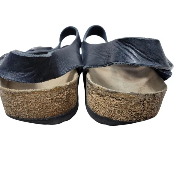Birkenstock Milano Navy Strap Sandals Size 46 Women's. Pre-owned Condition