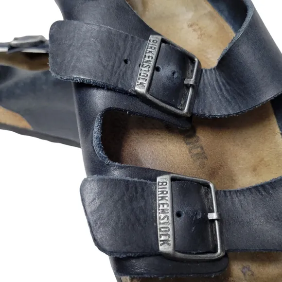Birkenstock Milano Navy Strap Sandals Size 46 Women's. Pre-owned Condition