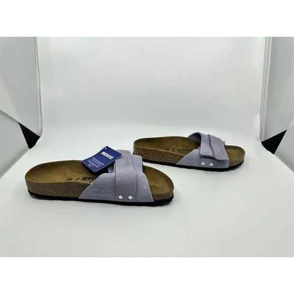 Birkenstock Oita Women's Suede Slingback Sandals Purple Size 7