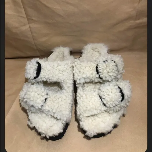Birkenstock Papillio Arizona Big Buckle Shearling Sandals
