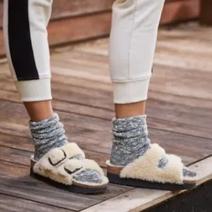 Birkenstock Papillio Arizona Big Buckle Shearling Sandals