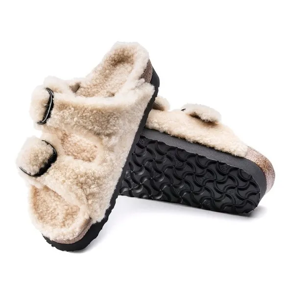Birkenstock Papillio Arizona Big Buckle Shearling Sandals