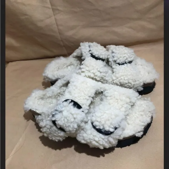 Birkenstock Papillio Arizona Big Buckle Shearling Sandals