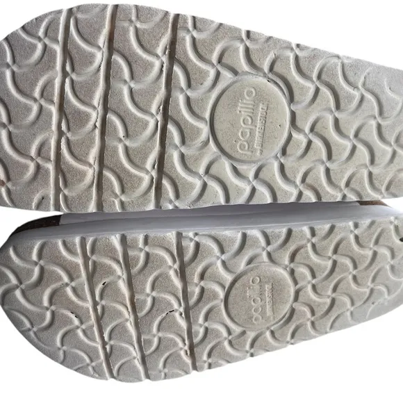 Birkenstock Papillio Arizona Flex Platform white Size  5.5  euro 36  Vegan
