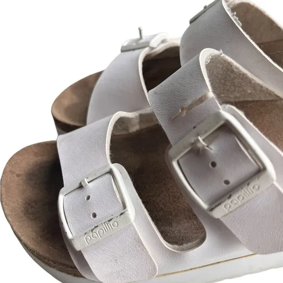 Birkenstock Papillio Arizona Flex Platform white Size  5.5  euro 36  Vegan