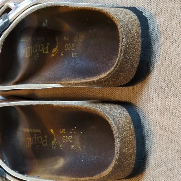 BIRKENSTOCK PAPILLIO ARIZONA NARROW SANDALS In Silky Rose Pink Size 38