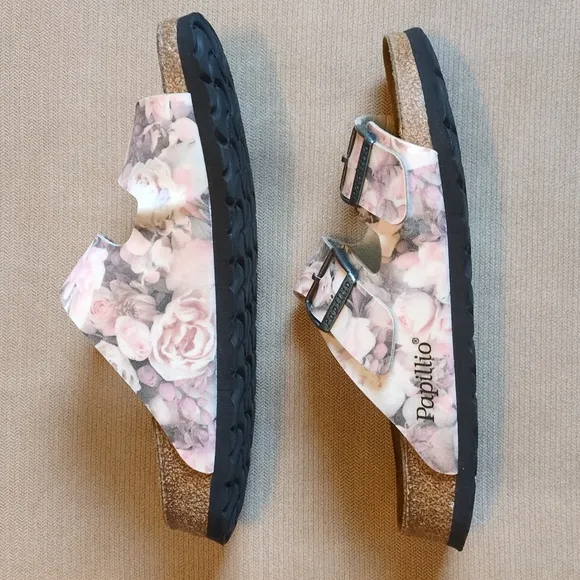 BIRKENSTOCK PAPILLIO ARIZONA NARROW SANDALS In Silky Rose Pink Size 38