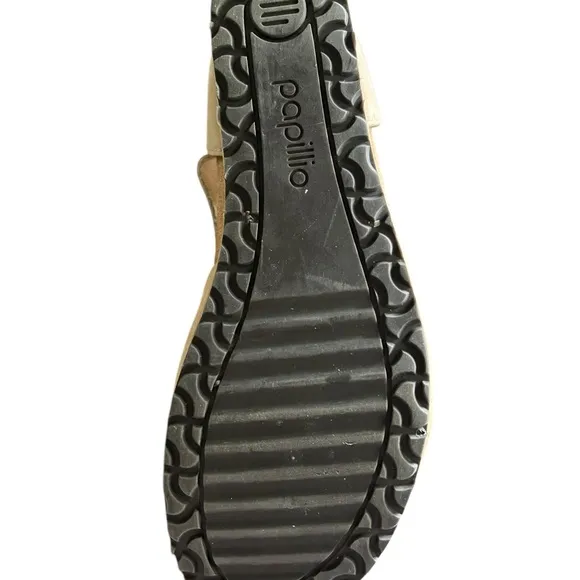 Birkenstock Papillio Mary Jane Wedge Sandals Shoes Sand Suede Size 40 or US 10